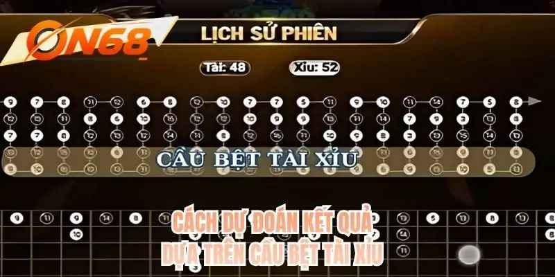 Cách dự đoán kết quả dựa trên cầu bệt tài xỉu